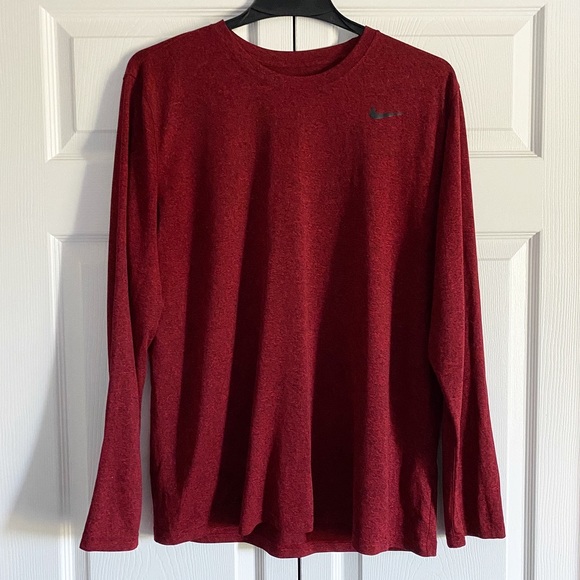 Nike Other - Nike Dri-Fit Large Red Long Sleeve